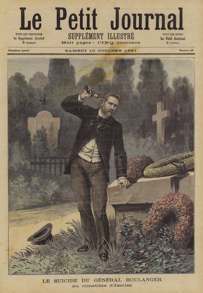Le suicide du général Boulanger - after Henri Meyer