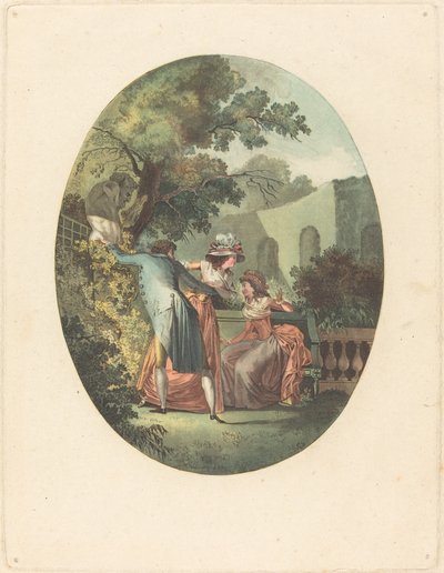 La statue du dieu Pan - after Henri Nicolas van Gorp