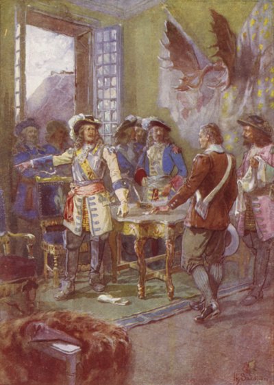 Mes canons donneront ma réponse, Frontenac, 1690 - after Henry Sandham