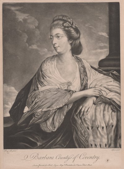 Barbara, comtesse de Coventry - after Henry Spicer