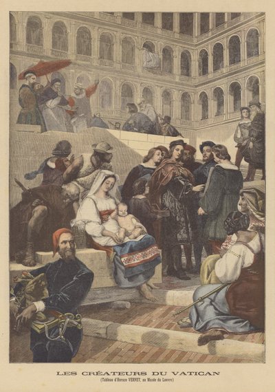 Les créateurs du Vatican - after Horace Vernet