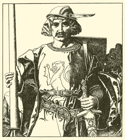 Sir Lionel de Bretagne - after Howard Pyle