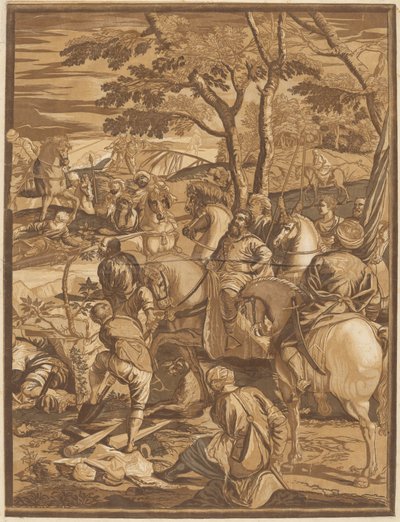 La Crucifixion (panneau de droite) - after Jacopo Tintoretto John Baptist Jackson