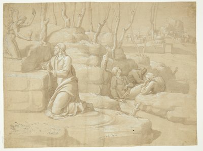 Jésus au Jardin de Gethsémani - after Jacopo da Empoli
