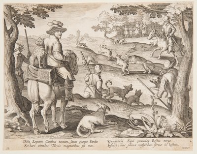 Chasse au Lapin - after Jan van der Straet, called Stradanus