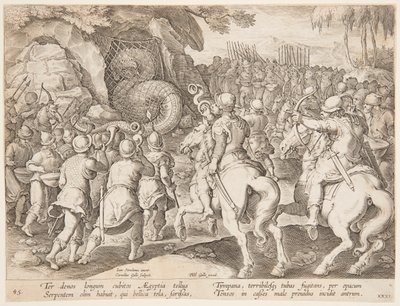 Piéger le serpent - after Jan van der Straet, called Stradanus