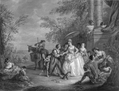 La Bonne Aventure (The Fortune Teller) - after Jean Baptiste Joseph Pater
