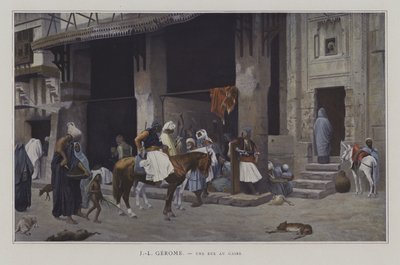 Une Rue au Caire - after Jean Leon Gerome