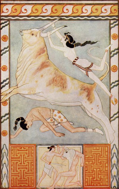 Les chasseurs de taureaux, illustration de 
