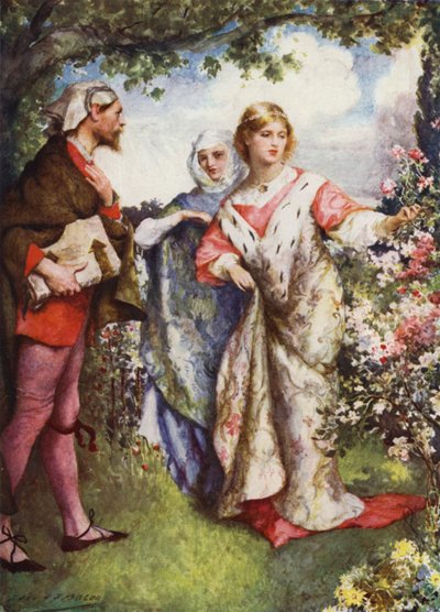 Emma et Eginhard - after John Henry Frederick Bacon
