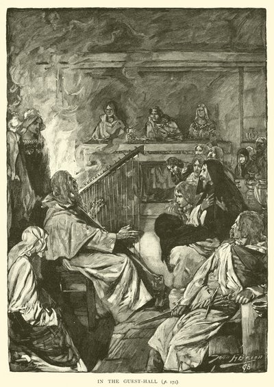 Dans la salle des invités - after John Henry Frederick Bacon