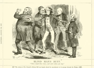Colin-maillard - after John Tenniel