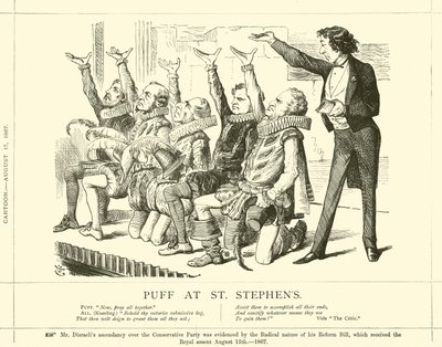 Souffler à St Stephens - after John Tenniel