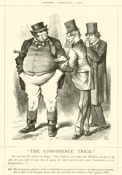 Le tour de confiance! - after John Tenniel