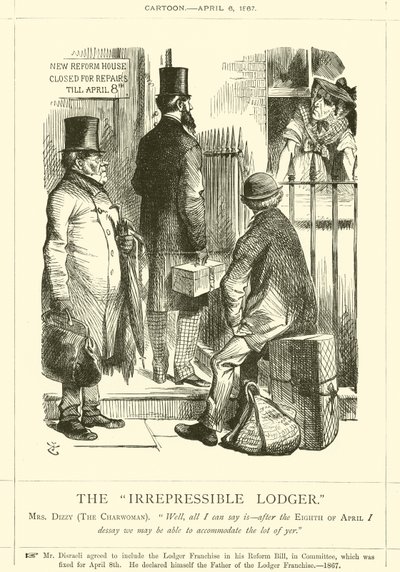 Le locataire irrépressible - after John Tenniel