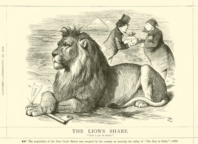 La part du lion - after John Tenniel