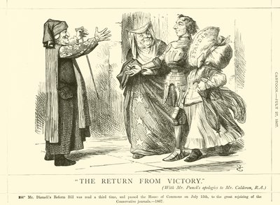 Le retour de la victoire - after John Tenniel