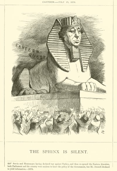 Le sphinx est silencieux - after John Tenniel