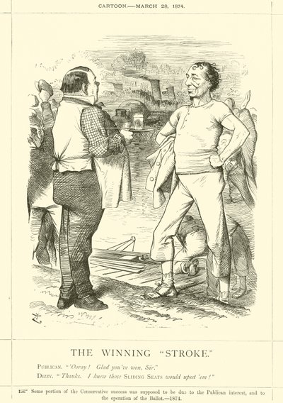 Le coup gagnant - after John Tenniel