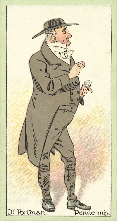 Dr Portman, Pendennis - after Joseph Clayton Clarke
