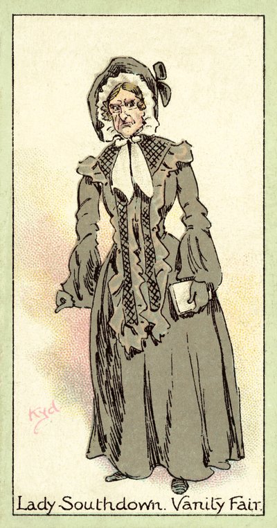 Lady Southdown, La Foire aux vanités - after Joseph Clayton Clarke