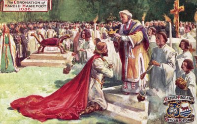 Le Couronnement de Harold Harefoot, 1036 - Joseph (after) Finnemore