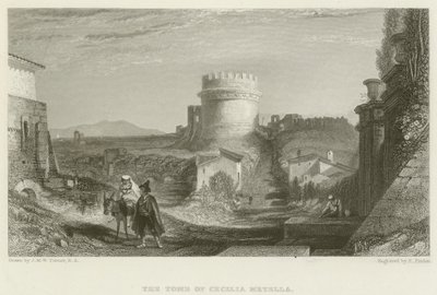 Le Tombeau de Cecilia Metella - after Joseph Mallord William Turner