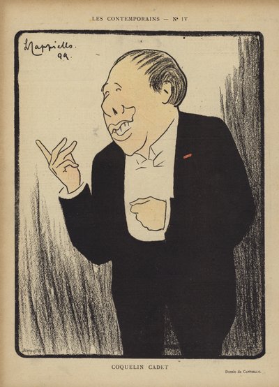Coquelin Cadet, Illustration pour Le Rire - after Leonetto Cappiello