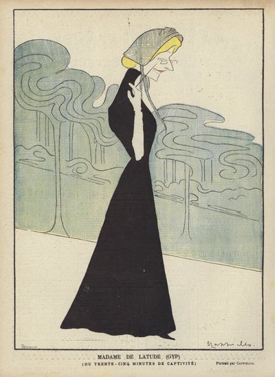Madame De Latude (GYP) - after Leonetto Cappiello