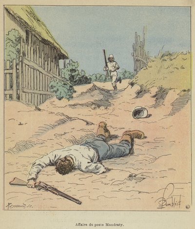 Affaire du poste Mandraty - after Louis Charles Bombled