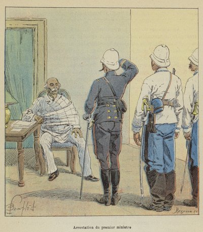 Arrestation du premier ministre - after Louis Charles Bombled