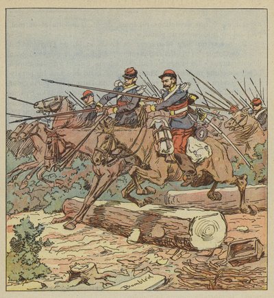 La charge de Montbarrois - after Louis Charles Bombled