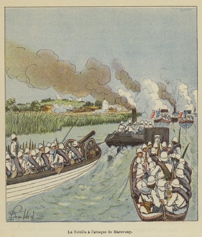 La flottille à l