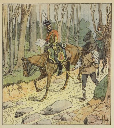 Le général Stengel était un excellent officier de hussards - after Louis Charles Bombled