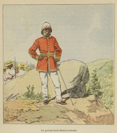 Le général hova Ramasombazaha - after Louis Charles Bombled