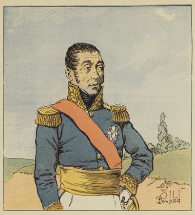 Le maréchal Grouchy - after Louis Charles Bombled