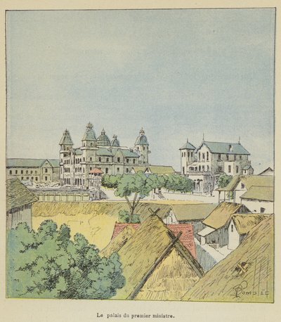 Le palais du premier ministre - after Louis Charles Bombled