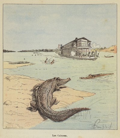 Les Caïmans - after Louis Charles Bombled