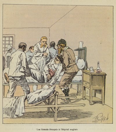 Les blessés français à l