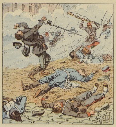 Mort du capitaine de Boissieu au combat d