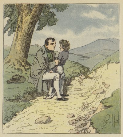 Napoléon et Tristan de Montholon - after Louis Charles Bombled