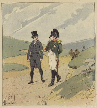 Nous avons continué la promenade - after Louis Charles Bombled