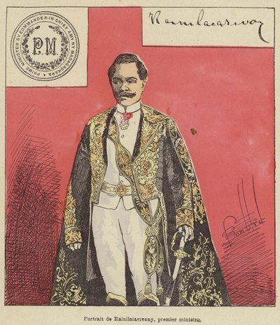 Portrait de Rainilaiarivony, premier ministre - after Louis Charles Bombled