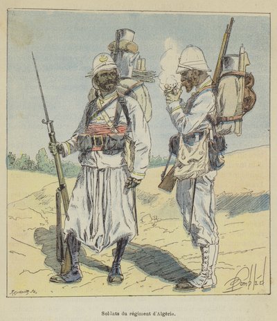 Soldats du régiment d