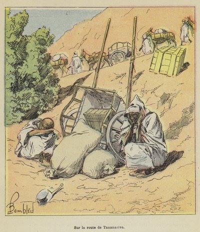 Sur la route de Tananarive - after Louis Charles Bombled