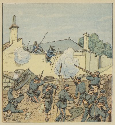 Surprise de la barricade de la rue Galante - after Louis Charles Bombled