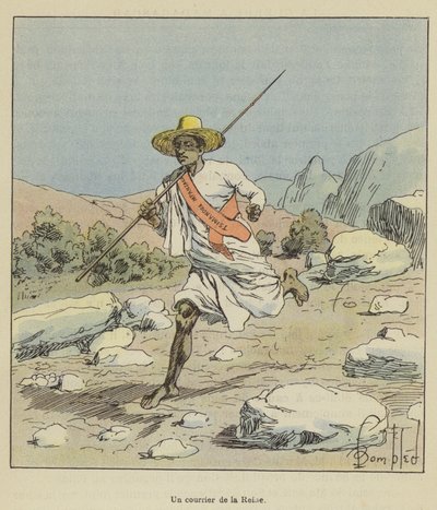 Un courrier de la Reine - after Louis Charles Bombled