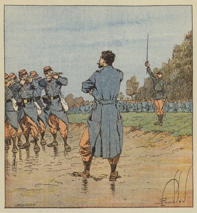 Une exécution au 17e corps - after Louis Charles Bombled