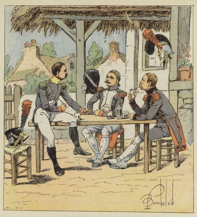 Voltigeur, chasseur à pied et sapeur du génie - after Louis Charles Bombled
