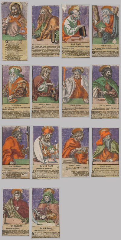 Le Christ, les douze apôtres et saint Paul - after Lucas Cranach the Elder